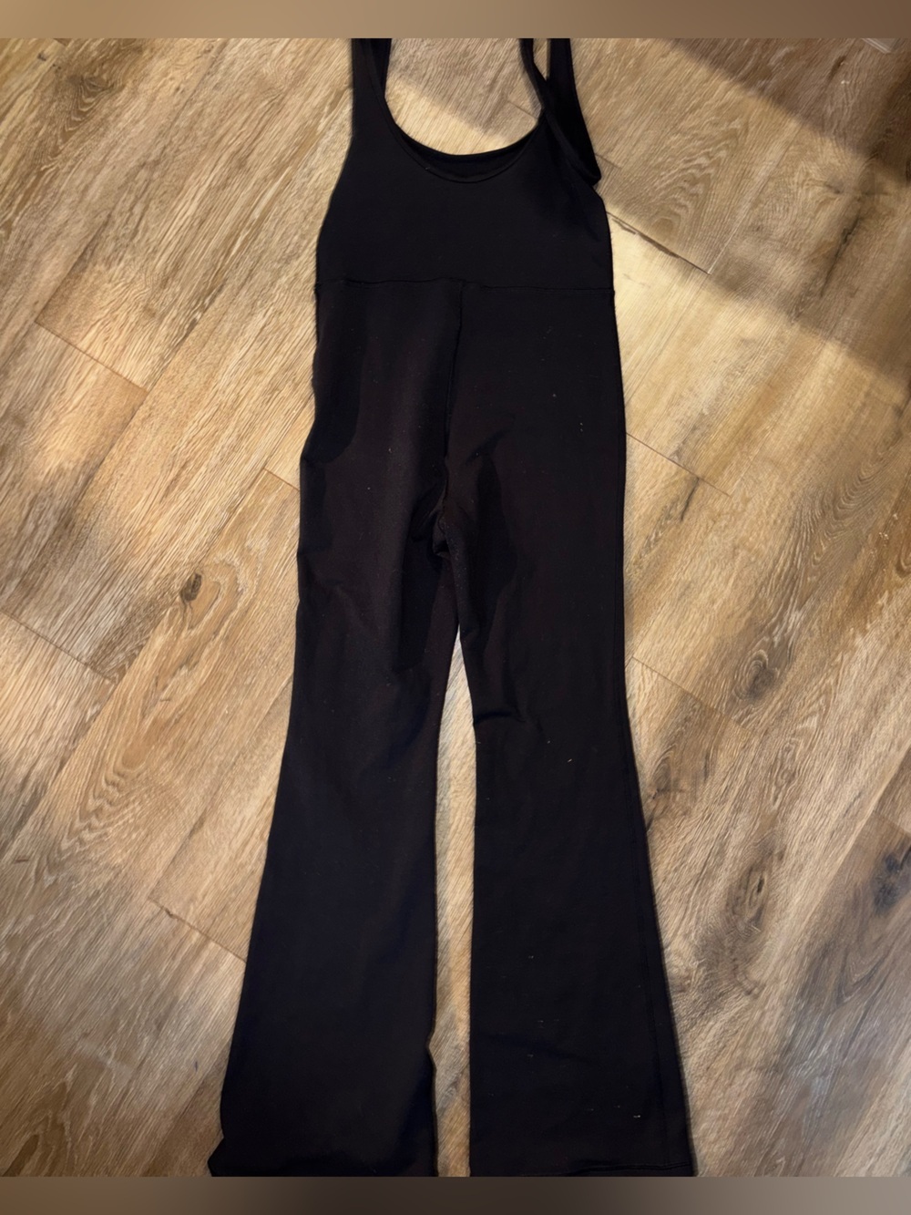 Wilfred Free Agrio Flare Black Pilates Yoga Jumpsuit Medium - Picture 4 of 8